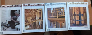 Lot Of 4 Fine Homebuilding Magazines 1988/89 - Picture 1 of 5