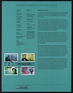 USA, SCOTT # 4541-4544, SOUVENIR PAGE 2011 AMERICAN SCIENTISTS, MELVIN CALVIN - Picture 1 of 1