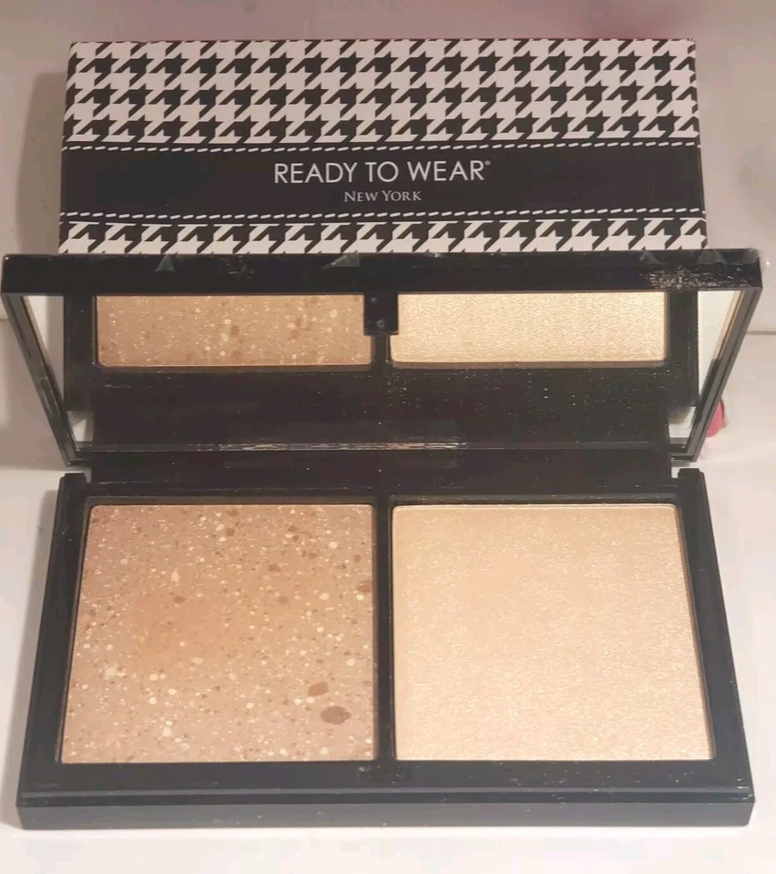 Polvo e iluminador de bronce radiante con acabado de alta costura y resaltador listos para usar Foto 1 de 1