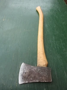 Hacha de hacha de herramienta vintage 27"" mango de madera largo con hoja de 4 - Imagen 1 de 10