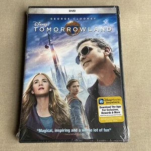 Disney: Tomorrowland (DVD NEW 2015) Sci-Fi Imagination Clooney Robertson Laurie - Picture 1 of 8