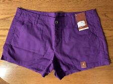 Arizona Junior's Classic Chino Shorts Violet Size 13 Inseam 3"