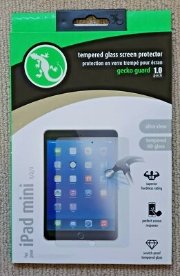 Gecko Tempered Glass Screen Protector for iPad Mini 1  2  3 - Full Cover - Image 1 of 2