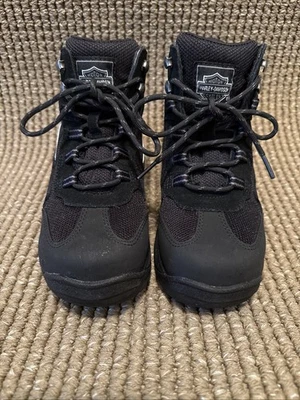 Harley Davidson Womens Waites Work Comp Toe Boot Black Size 6.5 M - Image 1 of 4
