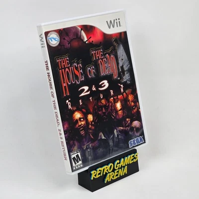 💿REFURBISHED House of the Dead 2 & 3 Return (Nintendo Wii) CIB & TESTED 💿 - Image 1 of 4