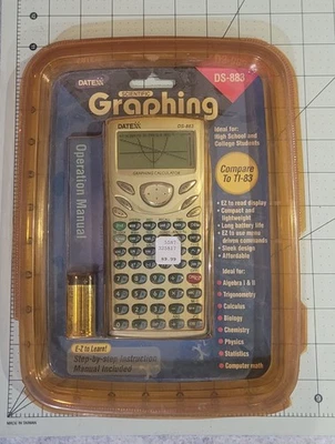 New DATEXX DS-883 Scientific Graphing Calculator TI-83 NIP with manual book - Image 1 of 4