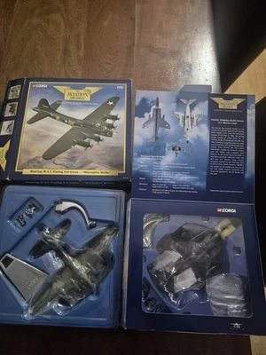 CORGI AVIATION ARCHIVE HAWKER SIDDELEY AV-8A HARRIER MARINE & Flying Fortress - Image 1 of 4