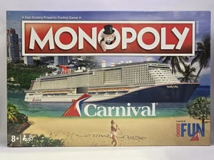 Carnival Cruise Line Edition Monopoly Board Game 2020 NEW SEALED RARE Fun Ship - Picture 1 of 6