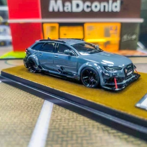 QIDIAN Modelo Resina Coche Modelo AUDI RS6 Gris Colección Regalo - Imagen 1 de 7
