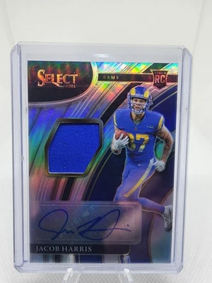 2021 Panini Select - Rookie Signature Memorabilia Jacob Harris #RSM-JHA /199 - Image 1 of 2