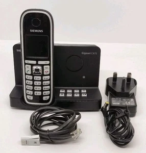 Siemens Gigaset C47H Handset + Answering machine *WORKING* - Afbeelding 1 van 8