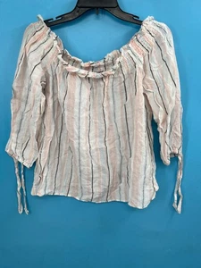 Vince Camuto Damen gestreiftes Top - Größe S - Bild 1 von 6