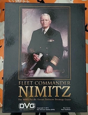 Fleet Commander Nimitz The WWII Pacific Ocean Solitaire Strategy Game DVG 022  - Image 1 of 4