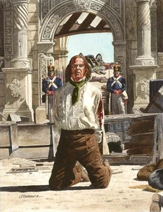 LA MORTE DI CROCKETT BILLY BOB THORNTON THE ALAMO STAMPA ARTISTICA #2 - Foto 1 di 1