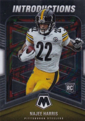 2021 Panini Mosaic NAJEE HARRIS Introductions Rookie RC #I-9 STEELERS - Image 1 of 2