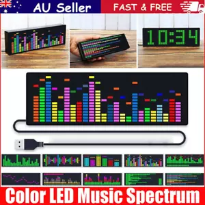 Music-Spectrum Indicator Analyzer VU Meter RGB Audio Level Board Tool Display - Picture 1 of 9