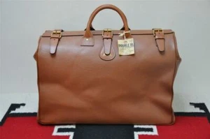 Ralph Lauren RRL Handmade Saddle Bridle Leather Oversized Doctor's Duffle Bag - Picture 1 of 5
