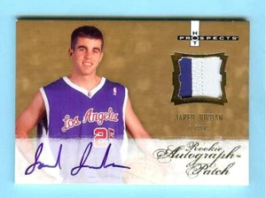 07-08 Parche de novato Fleer Hot Prospects Jared Jordan autógrafo automático #384/599 - Imagen 1 de 1