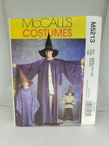 Patrón de Disfraz McCalls 5213 Hombres Talla S-XL Mago Brujo Guerrero Mago Bruja - Imagen 1 de 2