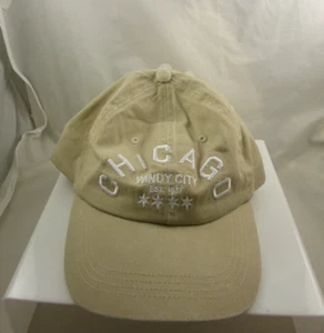 Gorra de béisbol Chicago Windy City bordada beige tostado - Imagen 1 de 3