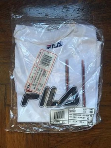 vintage FILA stack II t-shirt kids youth size large NWT jerry stackhouse 90s DS - Picture 1 of 5