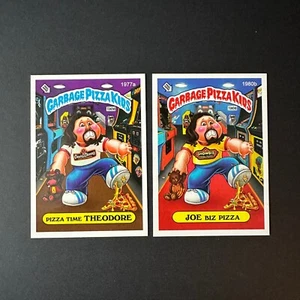 GPK GARBAGE PIZZA KIDS SET (1977a / 1980b) LIMITED EDITION - SET OF 2 CARDS RARE - Picture 1 of 3
