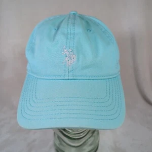 U.S. Polo Assn. Hat Teal w/White Pony/Logo Adjustable Cap Strapback Embroidered - Picture 1 of 10