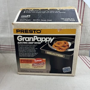 Vintage Presto GranPappy Electric Deep Fryer #05410 Missing Scoop - Picture 1 of 12