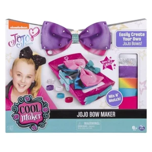 Jojo Siwa Cool Bow Maker with Rainbow and Unicorn Patterns, for Ages 6 + - Picture 1 of 8