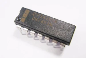 Sn 7403 Ttl Ic 4x 2-NAND-Gatter Aperto Collettore #AA43 - Foto 1 di 3