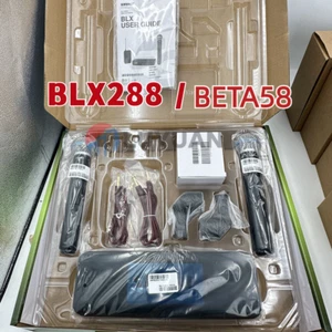 Wireless Vocal System SHUR BLX288 / Beta 58A w/2 BETA58 Microphones Express US - Picture 1 of 12