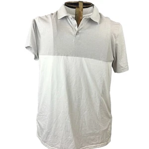 Old Navy Mens Active Core Polo Shirt Short Sleeve Light Go Fresh Two Ton L Tall - Picture 1 of 5