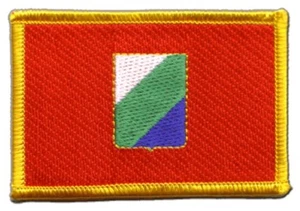 Italien Abruzzen Aufnäher Flaggen Fahnen Patch Aufbügler 8x6cm - Picture 1 of 1