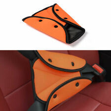 Child Kids Safety Car Seat Belt Shoulder Harness Adjuster Pad Strap Cover Orange