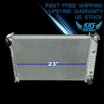 KKS412 3 Row Radiator For 1973-1974 Pontiac Ventura GTO Buick Apollo 5.7L 350 V8 - Image 1 of 4