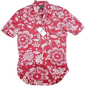 NEU Gitman Bros x Kahala Hawiian Red Duke's Pareo Popover Shirt XS Neu mit Etikett $ 215 - Bild 1 von 5