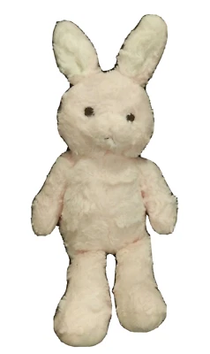 Peluche Pottery Barn Niños Conejo Conejo Rosa 14" Juguete PBK Orejas Blancas Lovey Relleno Foto 1 de 4