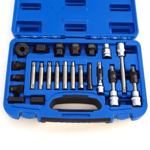 Alternatory Zestaw bitów i kluczy nasadowych Wielozębny zestaw kluczy nasadowych 23 szt. - Zdjęcie 1 z 2