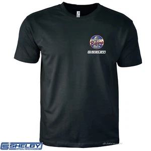 Camiseta Shelby Racing Logo Emblema Ford Mustang Tuning EE. UU. Motorsport *003 bl FP - Imagen 1 de 2