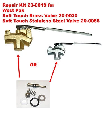 WESTPAK Carpet Cleaning Wand Soft Touch Angle Valve Repair Kit West Pak 20-0019