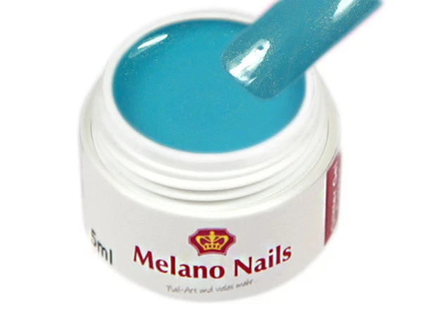 MELANO NAILS Colour Metallic UV Gel Made in Germany 5ml Forget Me Not