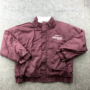 Triton Boats Jacket Mens Small Maroon Windbreaker Pockets Charles River - Picture 1 of 13