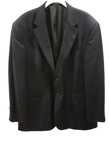 Stafford Blazer Uomo 44S Nero 100% Lana Peggiorata Giacca Cappotto Sportivo - Foto 1 di 7