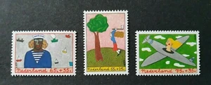 1987 OLANDA OLANDA DISEGNI BAMBINI BAMBINO E PROFESSIONE VF MNH - Foto 1 di 1