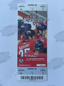 Biglietto Los Angeles Kings at Washington Capitals 2009 2/5/09 Ovechkin 200° gol - Foto 1 di 1