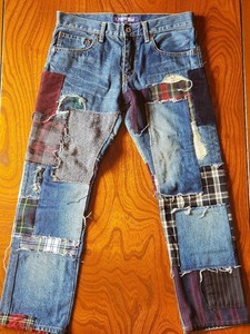 COMME des GARCONS JUNYA WATANABE MAN Patchwork Denim Pant Men XS Used from Japan