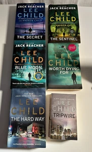 Lee Child Jack Reacher 6 Book Bundle Hardback Paperback Books The Secret etc. - Picture 1 of 15