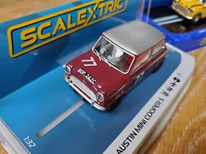 NEW SCALEXTRIC C4238 Austin Mini Cooper S "Broadspeed" Oulton Park 1965 MINT - Picture 1 of 10
