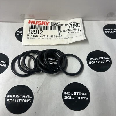 Máquina de moldeo por inyección Husky HPN 10912 (7) juntas tóricas 2-218 N674-70 nueva Foto 1 de 2