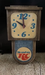 Vintage Royal Crown Cola Plug In Clock /Display Sign (Rare clock) For Repair! - Picture 1 of 11